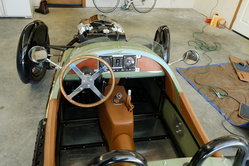 Illustration for article titled First project Complete! (update) Morgan 3-Wheeler First Project, Mini Update